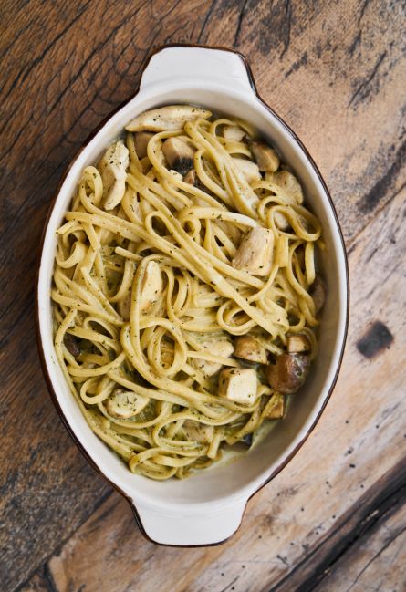 One-Pot Creamy Mushroom Pasta